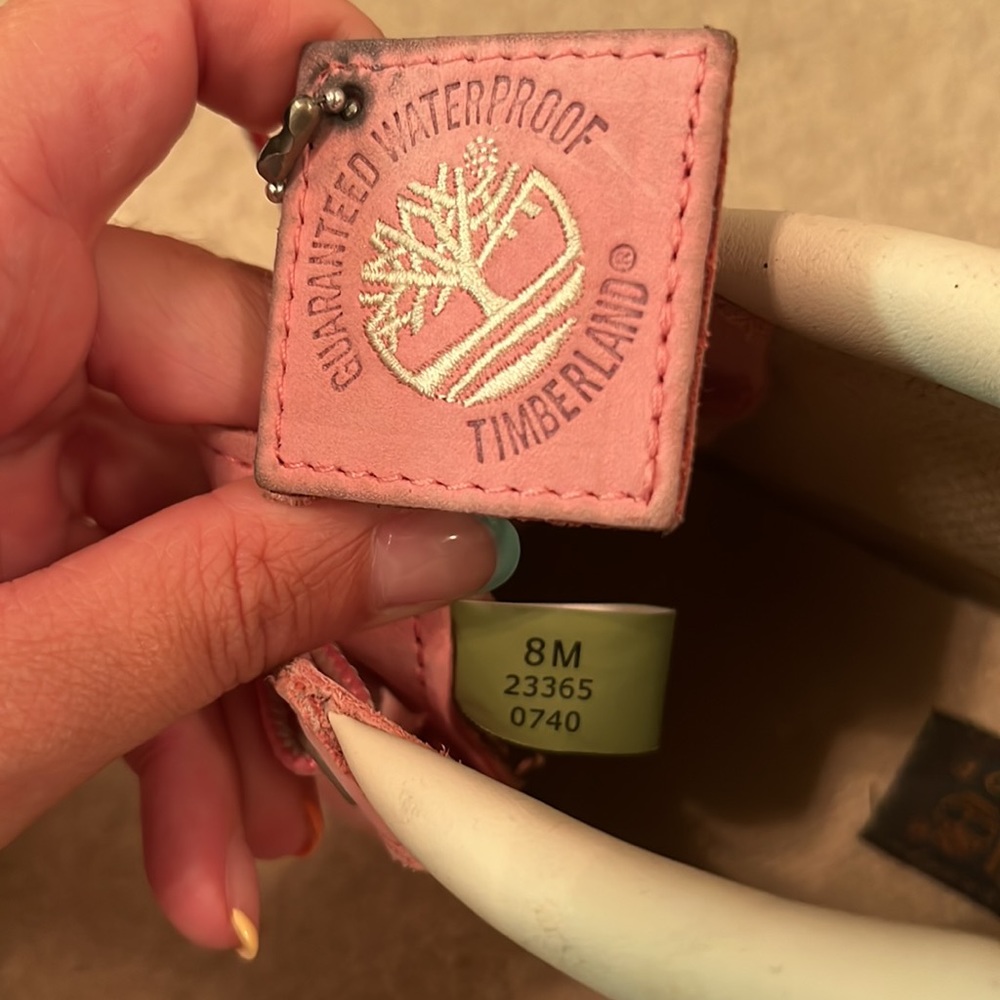 Pink Timberland boots - Picture 4 of 5